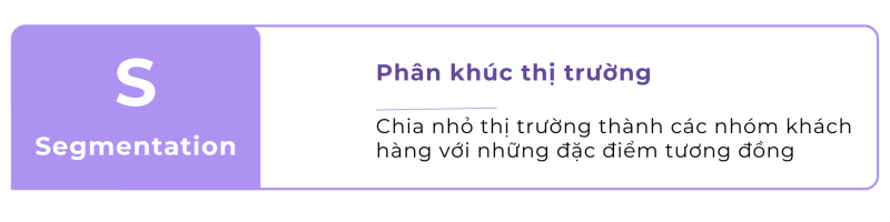 phân khúc thị trường trong STP là gì